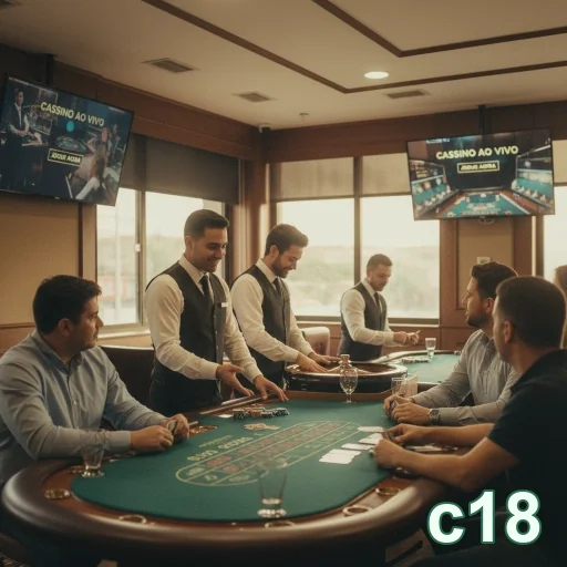 c18 oferece mesas de cassino ao vivo com dealers interativos.