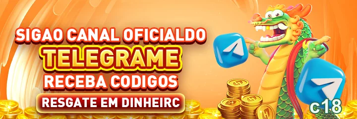 Promoção da c18 para interação via Telegram com jogadores.