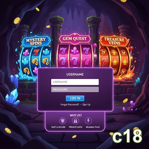 Imagem de c18 Plataforma: plataforma de jogos com acesso